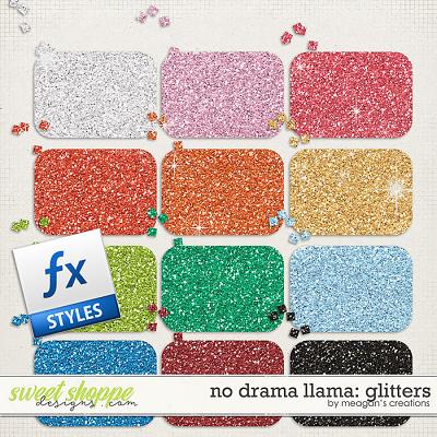 No Drama Llama: Glitters by Meagan's Creations