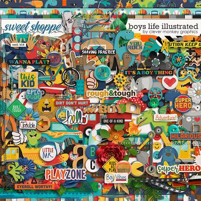 Boys Life Illustrated by Clever Monkey Graphics 