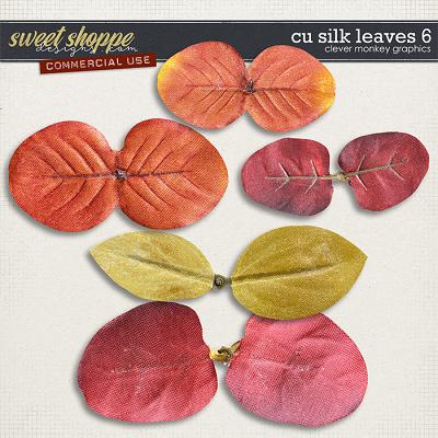 CU Silk Leaves 6 by Clever Monkey Graphics  