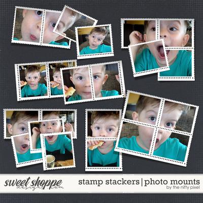 STAMP STACKERS | PHOTO MOUNTS by The Nifty Pixel