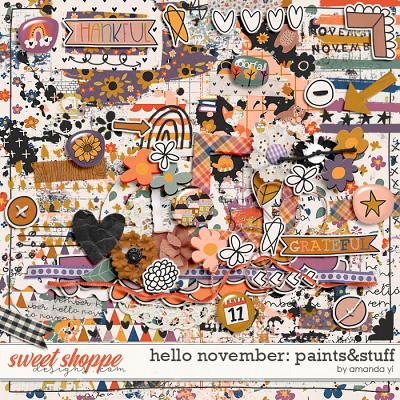 Hello November: paints&stuff by Amanda Yi
