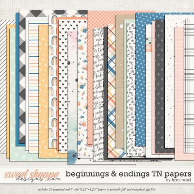 Beginnings & Endings TN Papers by Traci Reed