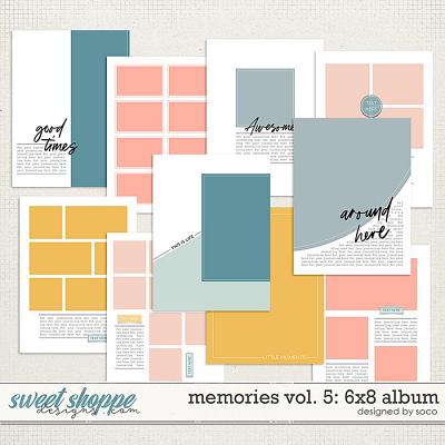 Memories Vol. 5 - 6x8 Template Album | Designed by Soco
