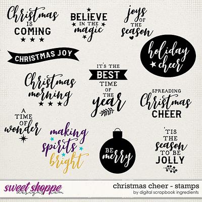 Christmas Cheer | Stamps by Digital Scrapbook Ingredients