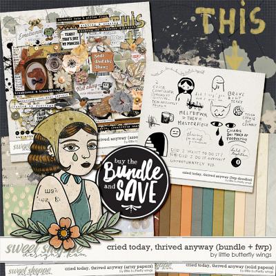 Cried today, thrived anyway (bundle + fwp) by Little Butterfly Wings