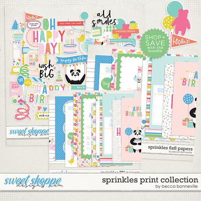 Sprinkles Print Collection by Becca Bonneville