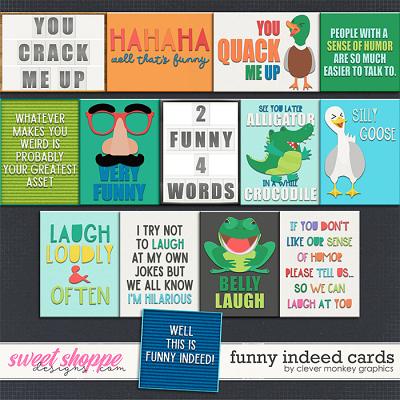 Funny Indeed Cards by Clever Monkey Graphics 
