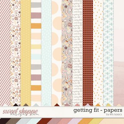 Getting Fit | Papers - by Kris Isaacs Designs