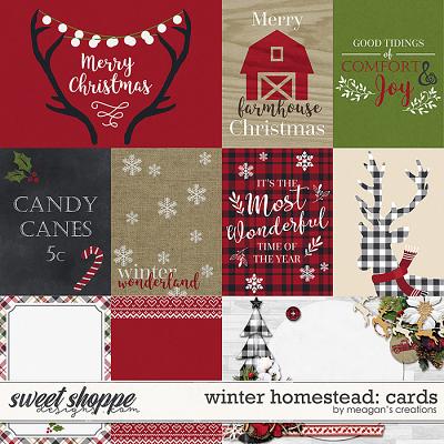 Winter Homestead: Cards by Meagan's Creations