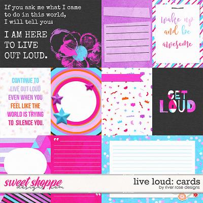 Live Loud: Cards by River Rose Designs