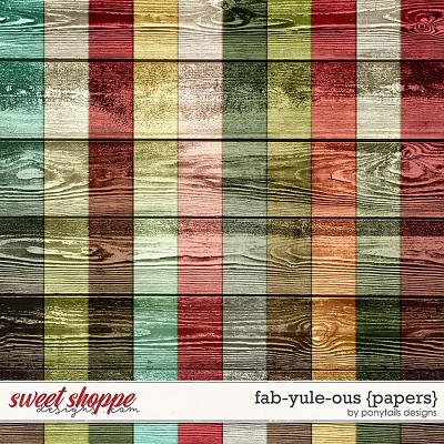 Fab-yule-ous Extra Papers by Ponytails