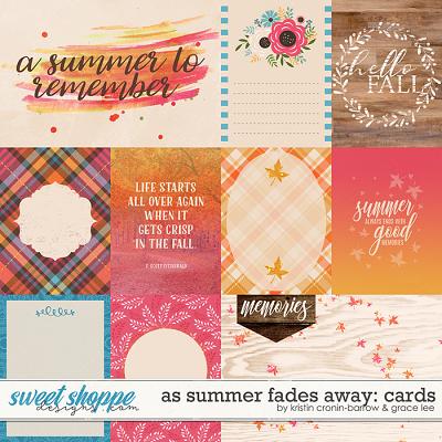 As Summer Fades Away: Cards by Grace Lee and Kristin Cronin-Barrow