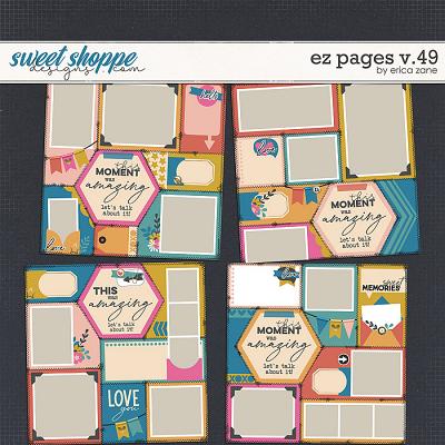 EZ Pages v.49 Templates by Erica Zane