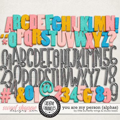 Creative Chronicles: You Are My Person Alphas by Little Butterfly Wings & Studio Basic