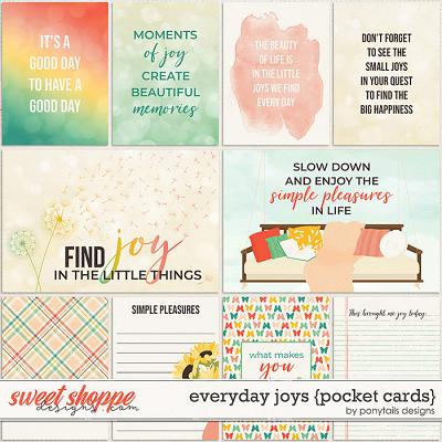 Everyday Joys Pocket Cards by Ponytails