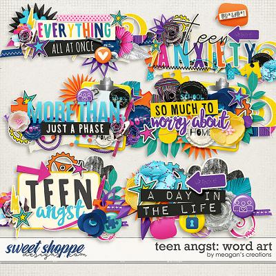 Teen Angst: Word Art by Meagan's Creations