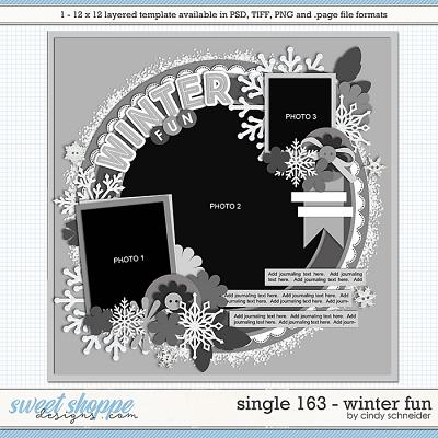 Cindy's Layered Templates - Single 163: Winter by Cindy Schneider