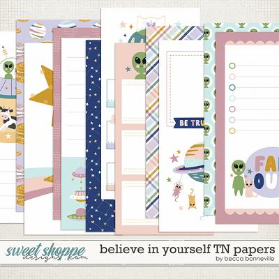 Believe in Yourself TN Papers by Becca Bonneville