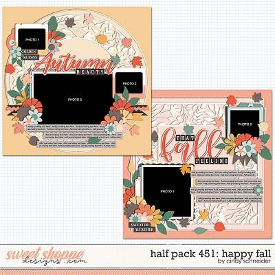 Cindy's Layered Templates - Half Pack 451: Happy Fall by Cindy Schneider
