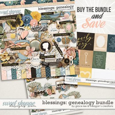 Blessings: Genealogy Bundle by Grace Lee and Meagan's Creations