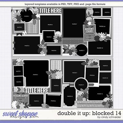 Cindy's Layered Templates - Double It Up: Blocked 14 by Cindy Schneider
