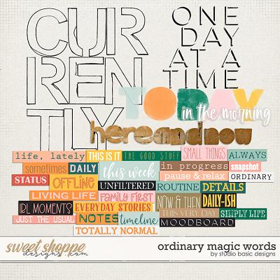 Ordinary Magic Words by Studio Basic