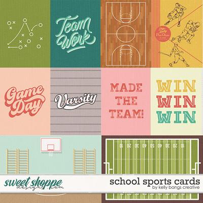 School Sports Cards by Kelly Bangs Creative