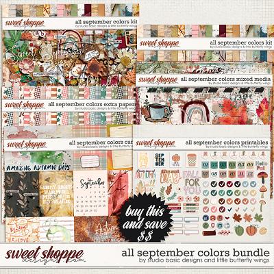 All September Colors Bundle by Studio Basic and Little Butterfly Wings