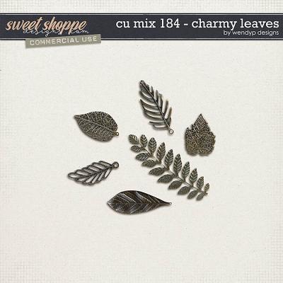 CU Mix 184 - charms leafs by WendyP Designs