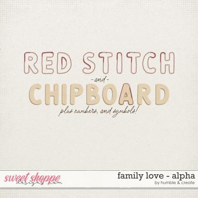 Family Love | Alpha Set - by Humble and Create