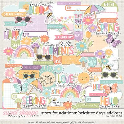 Story Foundations: Brighter Days Stickers by Traci Reed Story Foundations: Brighter Days Stickers by Traci Reed
