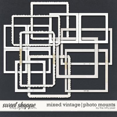MIXED VINTAGE | PHOTO MOUNTS by The Nifty Pixel