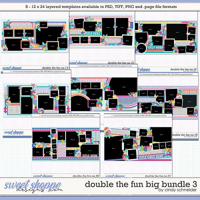 Cindy's Layered Templates - Double the Fun Big Bundle 3 by Cindy Schneider