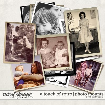 A TOUCH OF RETRO | PHOTO MOUNTS by The Nifty Pixel
