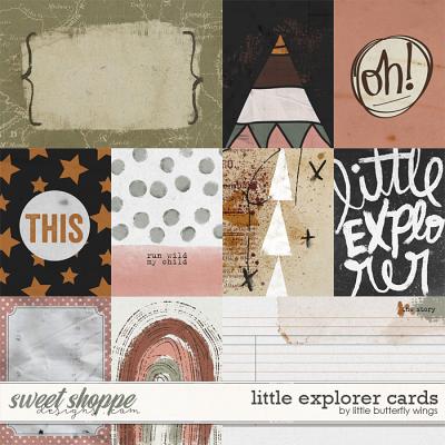 Little Explorer cards by Little Butterfly Wings