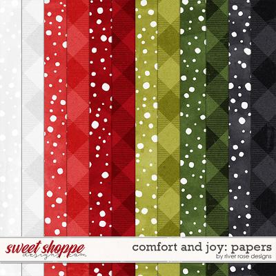 Comfort and Joy: Papers by River Rose Designs