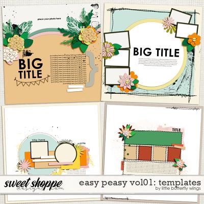 Easy Peasy vol01: templates by Little Butterfly Wings