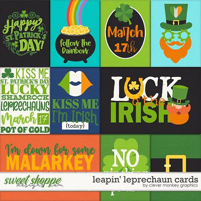 Leapn' Leprechaun Cards by Clever Monkey Graphics 