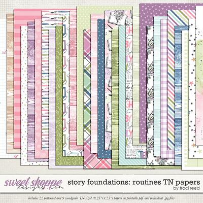 Story Foundations: Routines TN Papers by Traci Reed Story Foundations: Routines TN Papers by Traci Reed