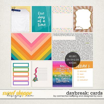 Daybreak Pocket Cards by Connection Keeping and Designed by Soco