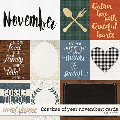 This Time of Year November: Cards by Grace Lee