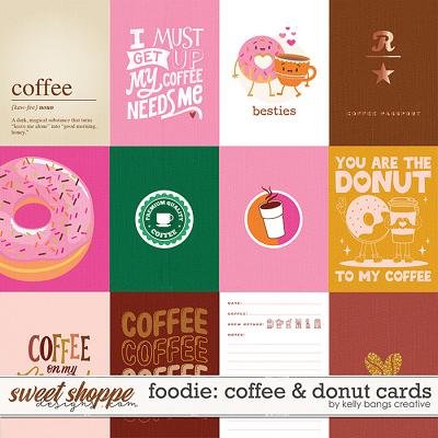 Foodie: Coffee & Donuts Cards by Kelly Bangs Creative