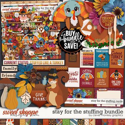 Stay for the Stuffing Bundle by Clever Monkey Graphics