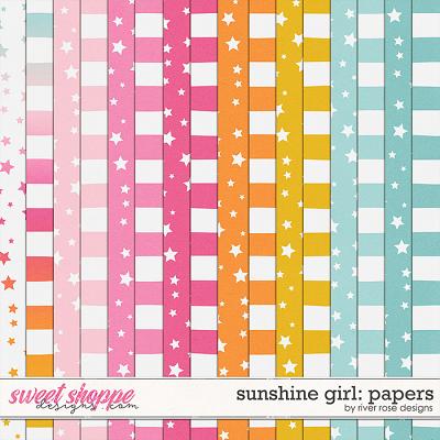 Sunshine Girl: Papers by River Rose Designs