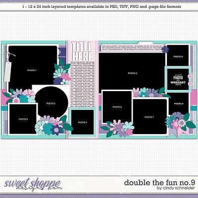 Cindy's Layered Templates - Double the Fun No. 9 by Cindy Schneider