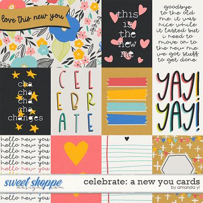 Celebrate: a new you cards by Amanda Yi