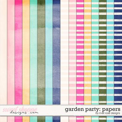 Garden Party: Papers by River Rose Designs
