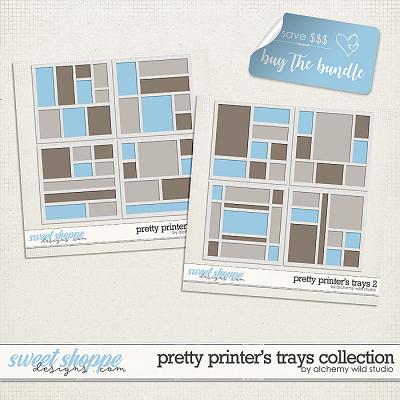My Favorite Things: Pretty Printer's Trays Bundle Layered Templates 