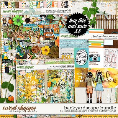 Backyardscape Bundle by Studio Basic and Little Butterfly Wings
