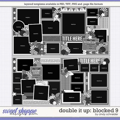 Cindy's Layered Templates - Double It Up: Blocked 9 by Cindy Schneider